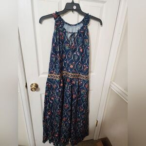 BloomChic Navy Floral Dress with Chevron Accent Size 3x NWT